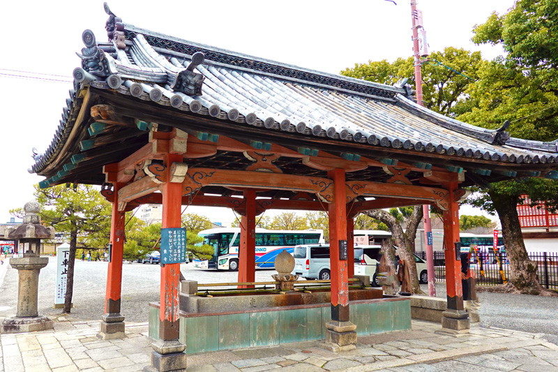 東寺 手水舎