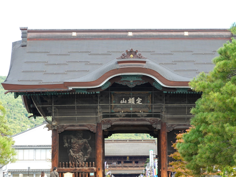善光寺　仁王門　長野