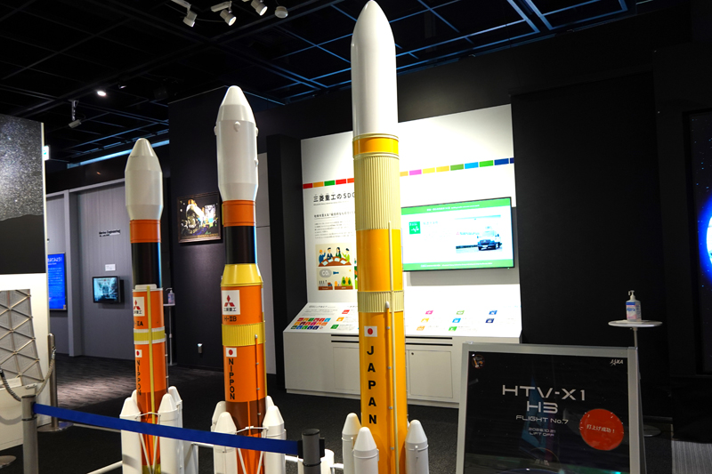 三菱みなとみらい技術館　H3ロケット
