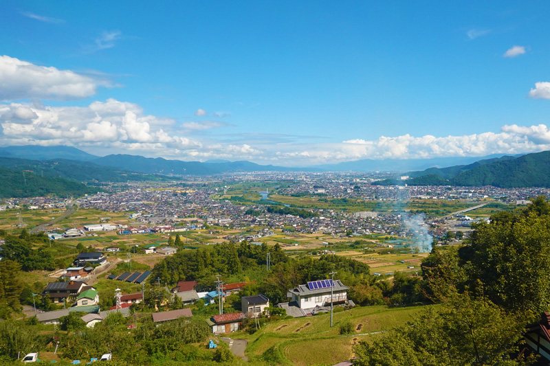 日本三大車窓　姨捨