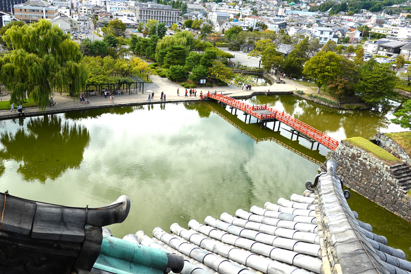 国宝 松本城　埋橋
