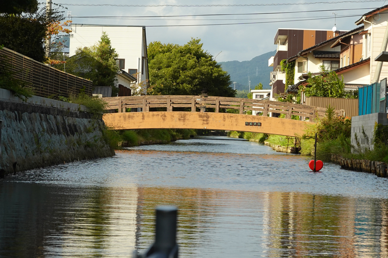 ぐるっと松江堀川めぐり（堀川遊覧船）赤いハート