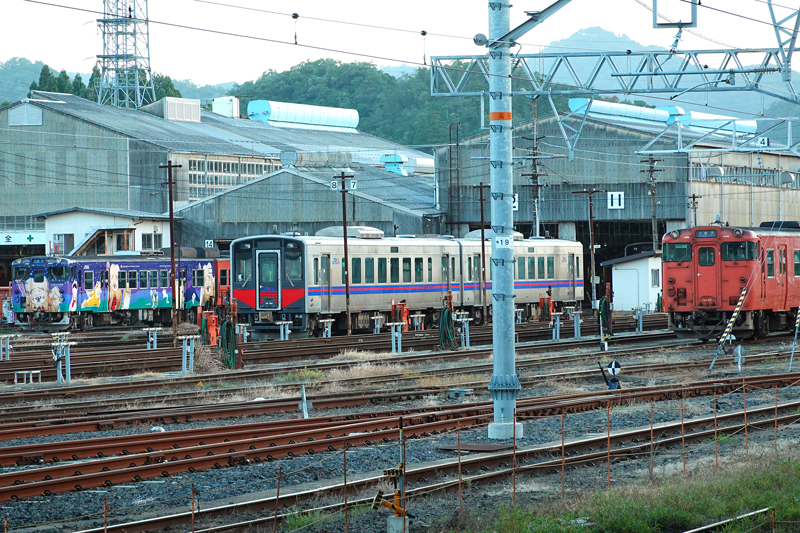 境線　ゲゲゲの鬼太郎　イラスト車両（ラッピング車両）