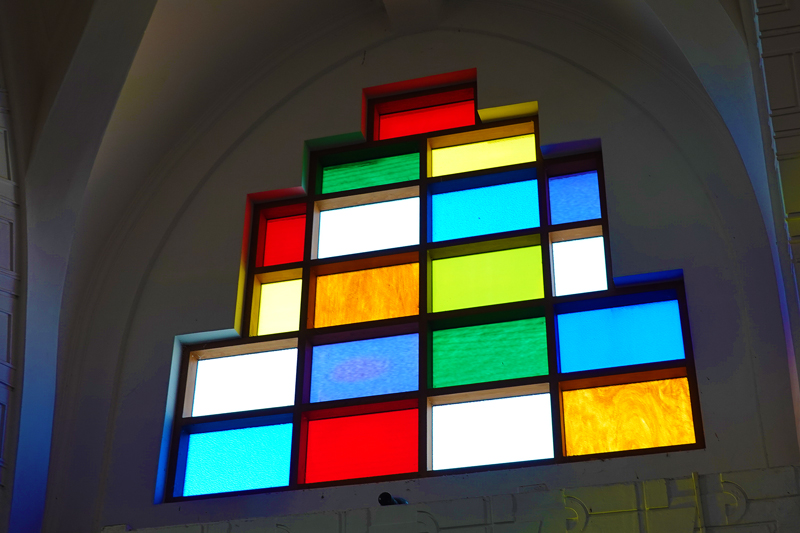 出雲大社前駅 ステンドグラス