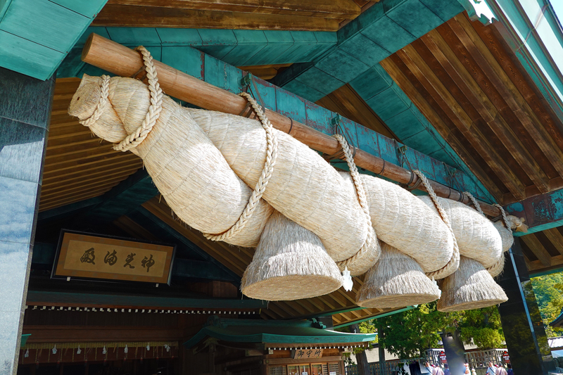 出雲大社 神楽殿 大注連縄