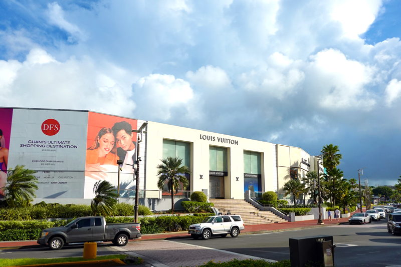 グアムのTギャラリア by DFS の外観