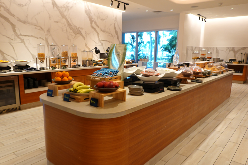 クラウンプラザリゾートグアム『ザ・テラス』の朝食ブッフェ