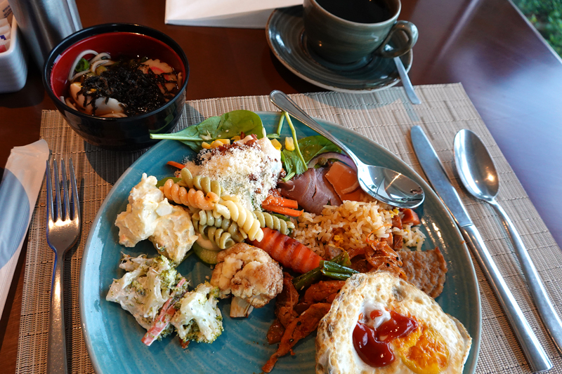 クラウンプラザリゾートグアム『ザ・テラス』の朝食ブッフェ