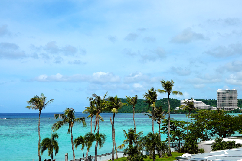 クラウンプラザリゾートグアムから見られるタモン湾