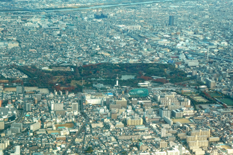 花博記念公園鶴見緑地　空撮