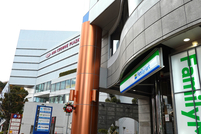 新神戸〜布引バス停付近